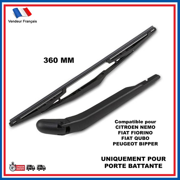 Partsline Wischblatt Hinten 360 Mm FüR Bipper Fiorino Nemo Qubo 6429ES-image