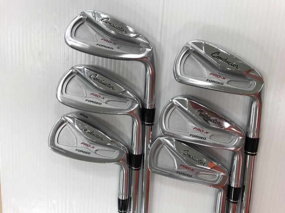 2013 MARUMAN CONDUCTOR PRO-X 5~PW 6PC NS950 R-FLEX IRON SET GOLF