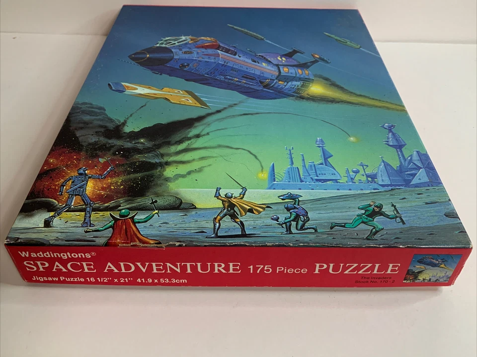 Редкая коллекционная винтажная пила Waddingtons Space Adventure The Invaders 170-2 - Изображение 2 из 4