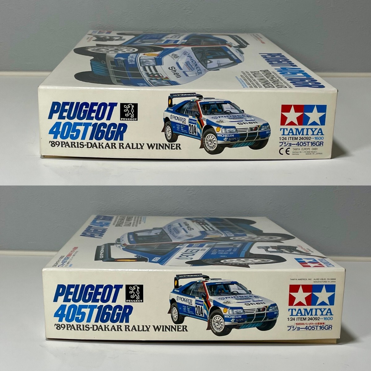 タミヤ　TAMIYA PEUGEOT 405T16GR 1/24 未組立キット TAMIYA 24092 1/24 Scale Kit PEUGEOT 405T 16GR '89 Paris