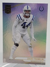 2024 PANINI DONRUSS ELITE ZAIRE FRANKLIN FOOTBALL CARD COLTS NFL score topps