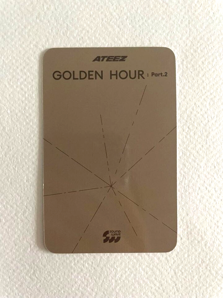 Ateez Golden Hour Part.2 SoundWave Makestar POB Photocard | eBay