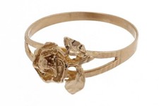Ring 14 Karat Gold Rose Floral