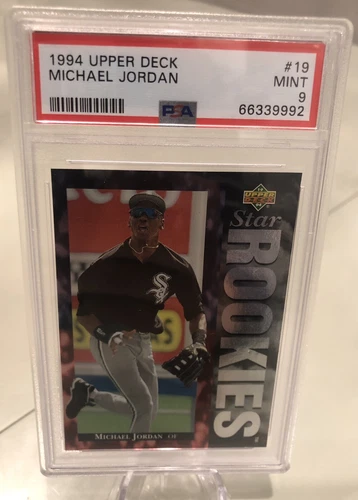 1994 Upper Deck SP Michael Jordan “Star Rookies” Baseball Card PSA 9 Mint Rare!!