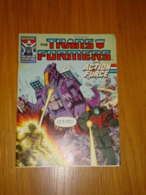 TRANSFORMERS BRITISH WEEKLY #169 MARVEL UK COMIC 1988