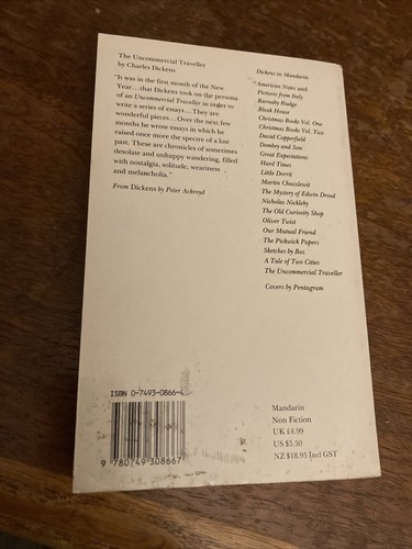 Book The Uncommercial Traveler By Dickens - Picture 2 of 5