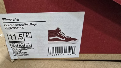 Size 11.5 - VANS Filmore Hi Port Royal - 第 2/5 張圖片