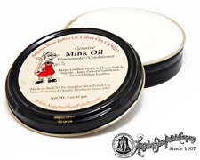MINK OIL Paste WaterProofer & Conditioner Boots Shoes Leather Vinyl ANGELUS 991
