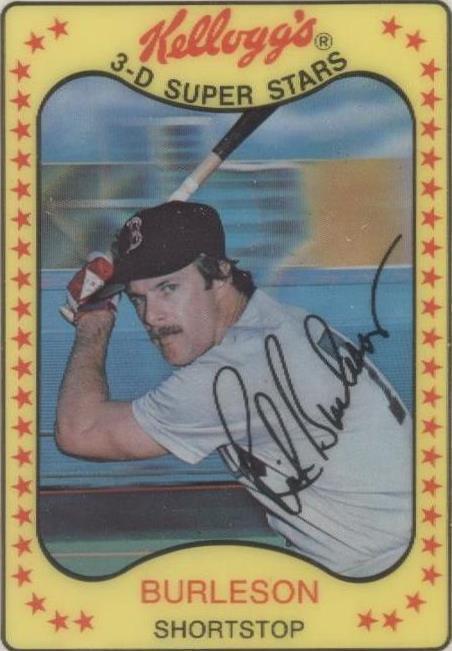 1981 Kellogg's 3-D Super Stars - Rick Burleson #49 - 1 of 1