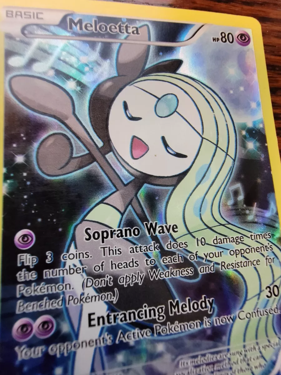 Pokemon Meloetta Holofoil Full Art Promo XY120 - United Sanctuary Card Games