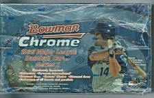 1999 BOWMAN CHROME BASEBALL HOBBY SERIES 1 FACTORY SEALED BOX #2