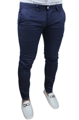 Pantaloni uomo C. Battistini Jeans blu scuro slim fit estivi 100% made in Italy - Foto 1 di 3