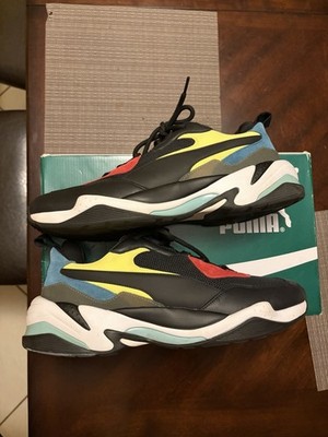 Puma Thunder Spectra black multi color trainers. Size US 11