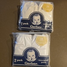 New Gerber Waterproof Pants 18 Months 24-28 lbs. Two Pack X 2
