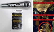 Nikki Glaser signed Microphone EXACT PROOF "Alive & Unwell Tour" Inscrpt JSA COA