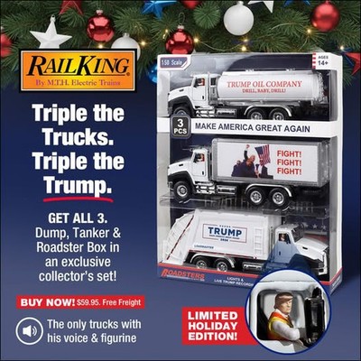 President Donald Trump 3 Truck MAGA Set
