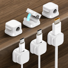 Magnetic Cable Clip Cable Holder Adhesive Wire Keeper Cord Cable Organizer