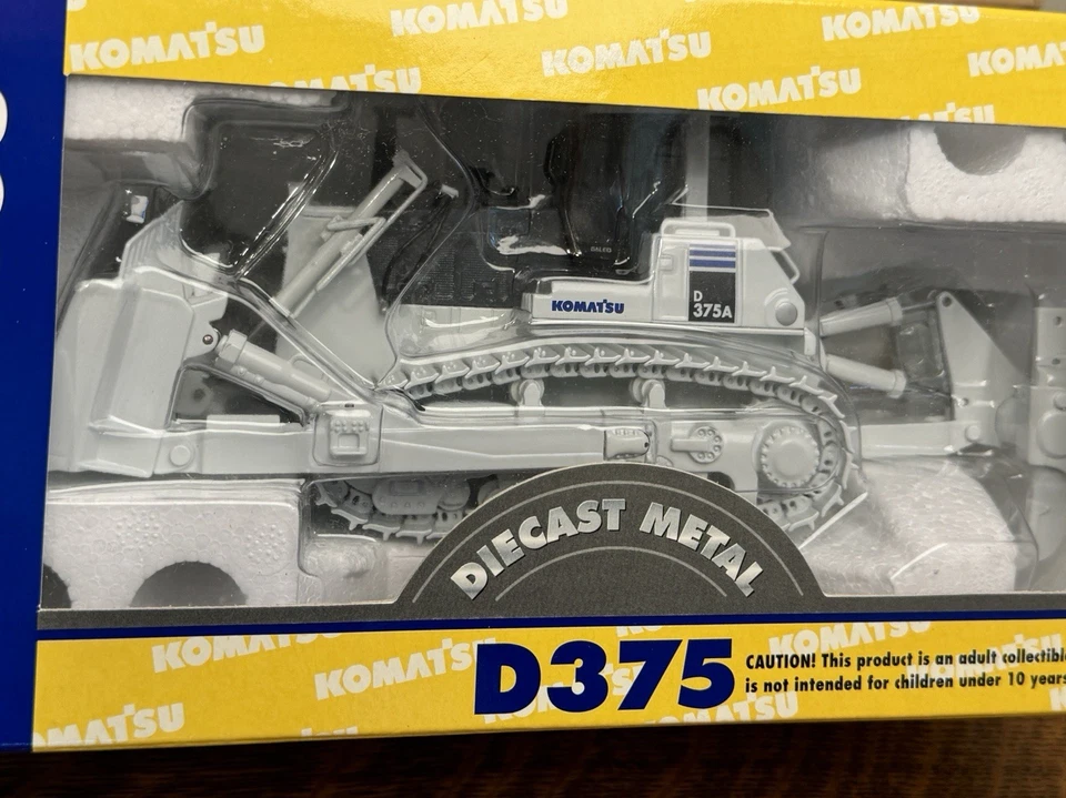 Komatsu D375A бульдозер с Ripper - "БЕЛЫЙ" - 1/50 - First Gear #59-0218 - 400 сделано - Изображение 2 из 4
