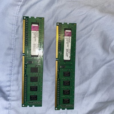 2 1GB DDR SDRAM PC Memory Card 1RX8 PC3-10600U-9-10-A0 HP 874KSW9 Hynix/Kingston