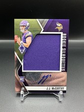 2024 JJ McCarthy Panini Phoenix Rookie Silhouettes /99 Rookie Patch Auto RPA