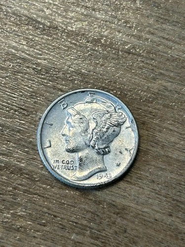 1943 Mercury Dime BU