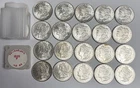 BU Roll of 20 1900-P Morgan Silver Dollars, $1 Coins All Original Mint State MS