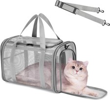 Katzentragetasche, Transporttasche für Katze Hund, Hundetransportbox Hundebox 