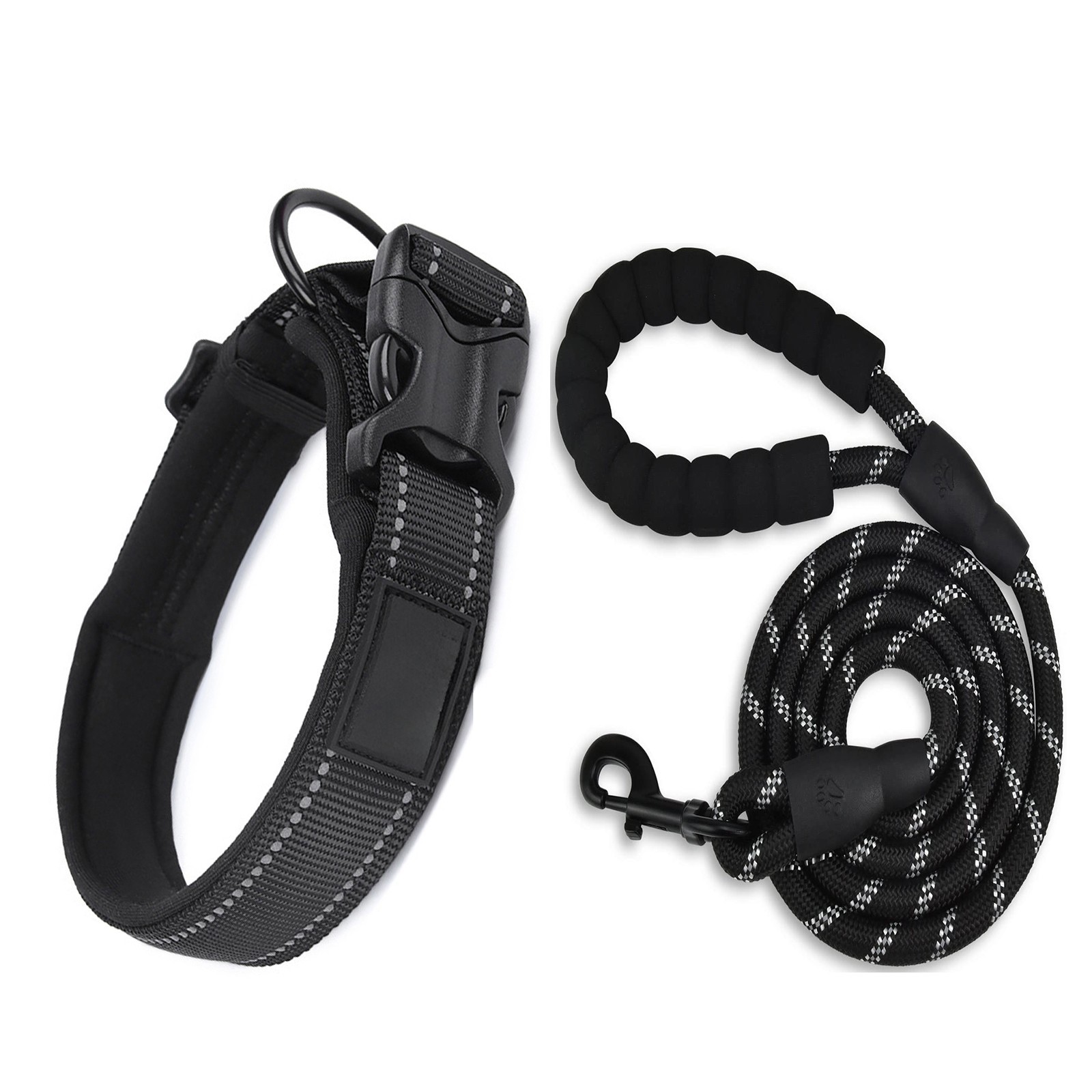 1blackcollar+1blackleash(2pack)