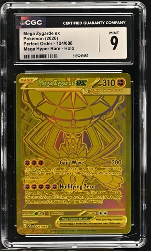 Mega Zygarde ex graded CGC 9 for sale on eBay