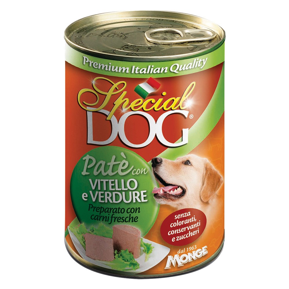 Special Dog Paté per cani adulti con Vitello e Verdure 400 gr - Immagine 2