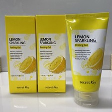 2 X Secret Key - Lemon Sparkling Peeling Gel, 4.05 fl oz 120 ml each, Korea
