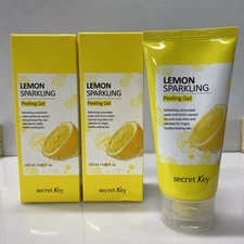 2 X Secret Key - Lemon Sparkling Peeling Gel, 4.05 fl oz (120 ml) each, Korea