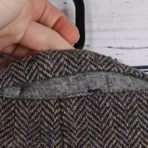 Harris Tweed Gurteen Tweed Blazer Jacket Mens 48R Work Wear Country Field Farm - Picture 10 of 20