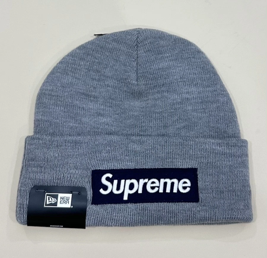 NEW IN BAG Supreme Box Logo Grey/Navy Blue Beanie FW25
Opens in a new window or tab
