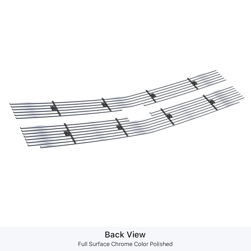 Compatível com 2015-2018 Chevy Silverado 2500HD/3500 HD grade de tarugo de aço inoxidável - Imagem 3 de 4