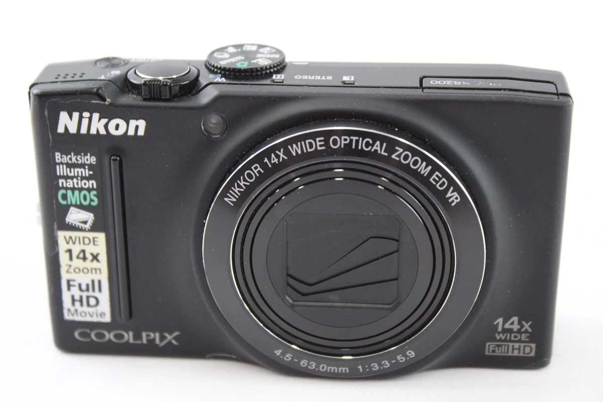 Preços baixos em Câmeras digitais Nikon Coolpix S8200 | eBay