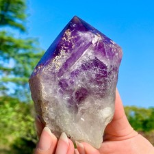 330G Natural Amethyst Cluster Quartz Crystal Backbone Mineral Specimen Healing