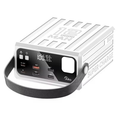 Powerbank 120000mah Power Pack PD 30W Ultra Große Kapazität Outdoor Power Weiß