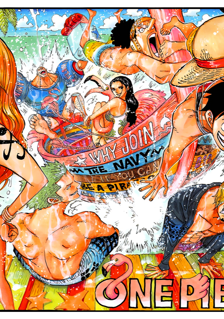 One Piece - Chapter 832 Shonen Jump Art Spread 11x17 - Art Poster