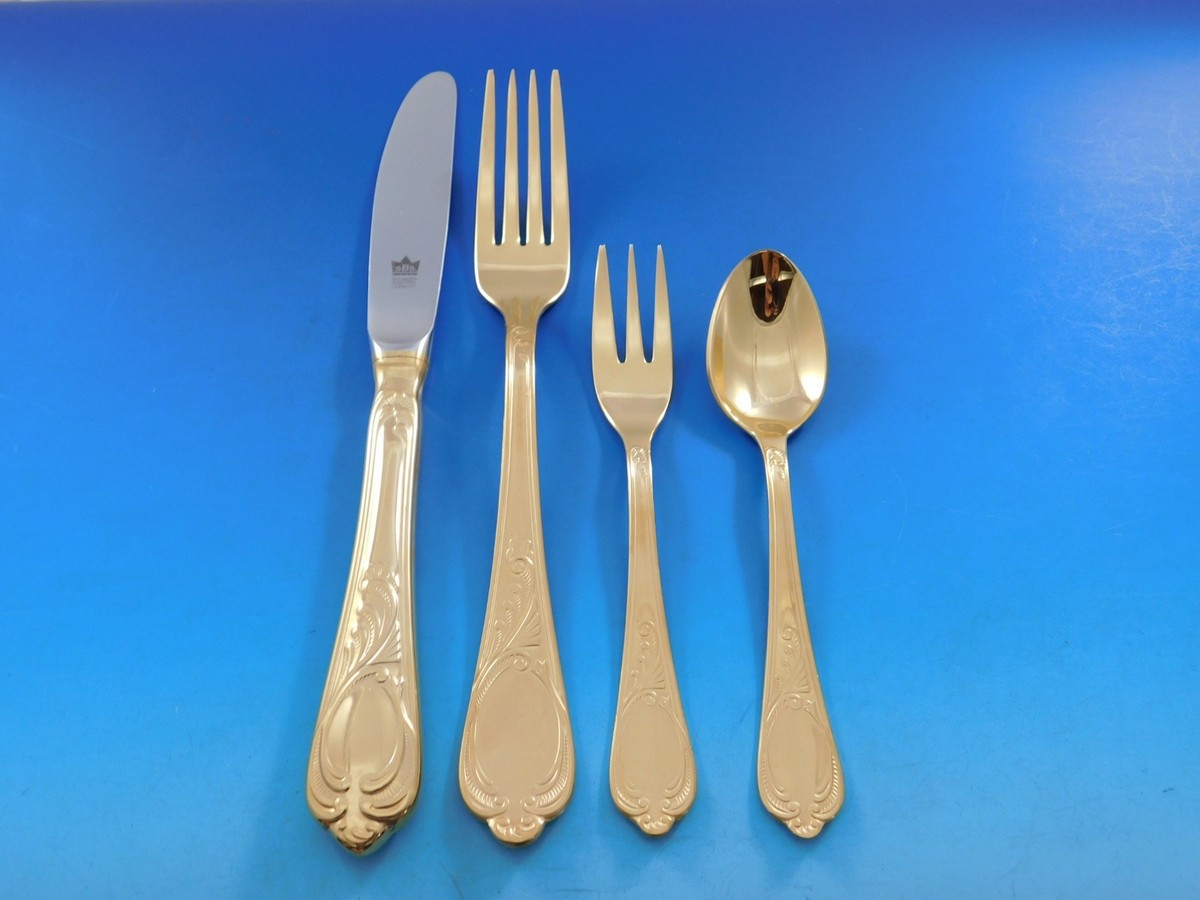 Bestecke Solingen Goldplate Germany Stainless Steel Flatware