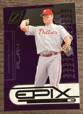 2005 Donruss Zenith Epix Purple Play /350 Jim Thome #E-10 HOF