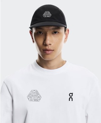 BEAMS x ON x REI CO collaboration performance hat black trails running hiking 