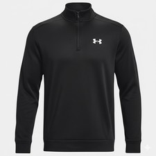 Mens Under Armour UA Fleece Jacket Sweatshirt 1/4 Zip Muscle New With Tags