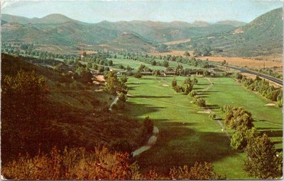 Pala Mesa GOLF Course, FALLBROOK, California Chrome Postcard