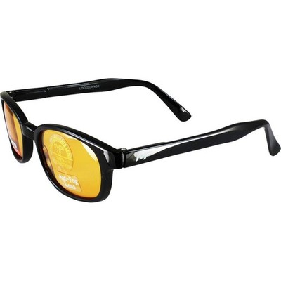 MF Lockdown Sunglasses Black Frame/Orange Lens