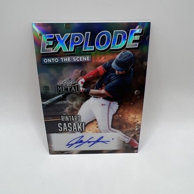 2026 Leaf Metal Explode Onto The Scene EA-RS1 Rintaro Saski Auto 2/8