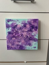 Abstraktes Gemälde Handgemalt Modern Leinwandbild Original Struktur Kunst