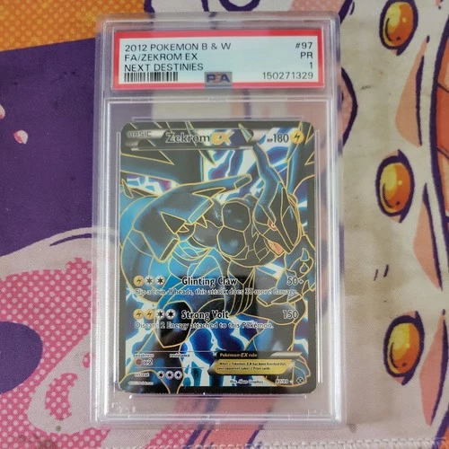 Zekrom EX 97/99 Nest Destinies 2012 Full Art Holo Rare Pokémon Card TCG PSA 1