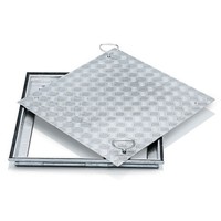Zarges Schachtabdeckung Stahl Mit Deckplatte 1000Mm X 1000Mm Din En 124/DIN 1229