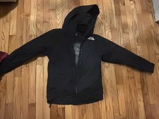 THE NORTH FACE HOODED JACKET BLACK SIZE XS
